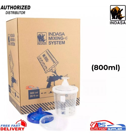 Indasa 125µm Blue Mixing Filter Kit, 800ml (28oz) - Pro Quality Mixing